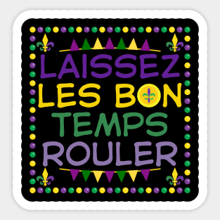 Mardi Gras Sticker